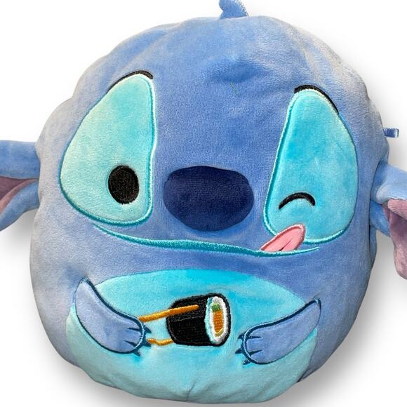 Squishmallows Plush Pillow Disney Stitch Sushi Chopsticks Shower Gift Nursery 8" - Picture 4 of 9